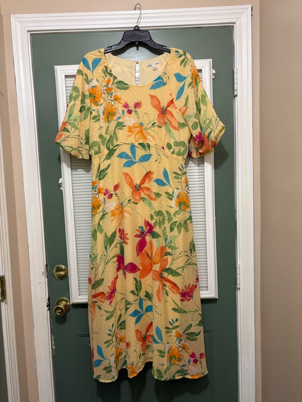 CATO’s Spring Floral Maxi Dress Sz Large